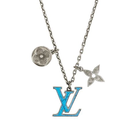 louis vuitton turquoise necklace|louis vuitton women's necklaces.